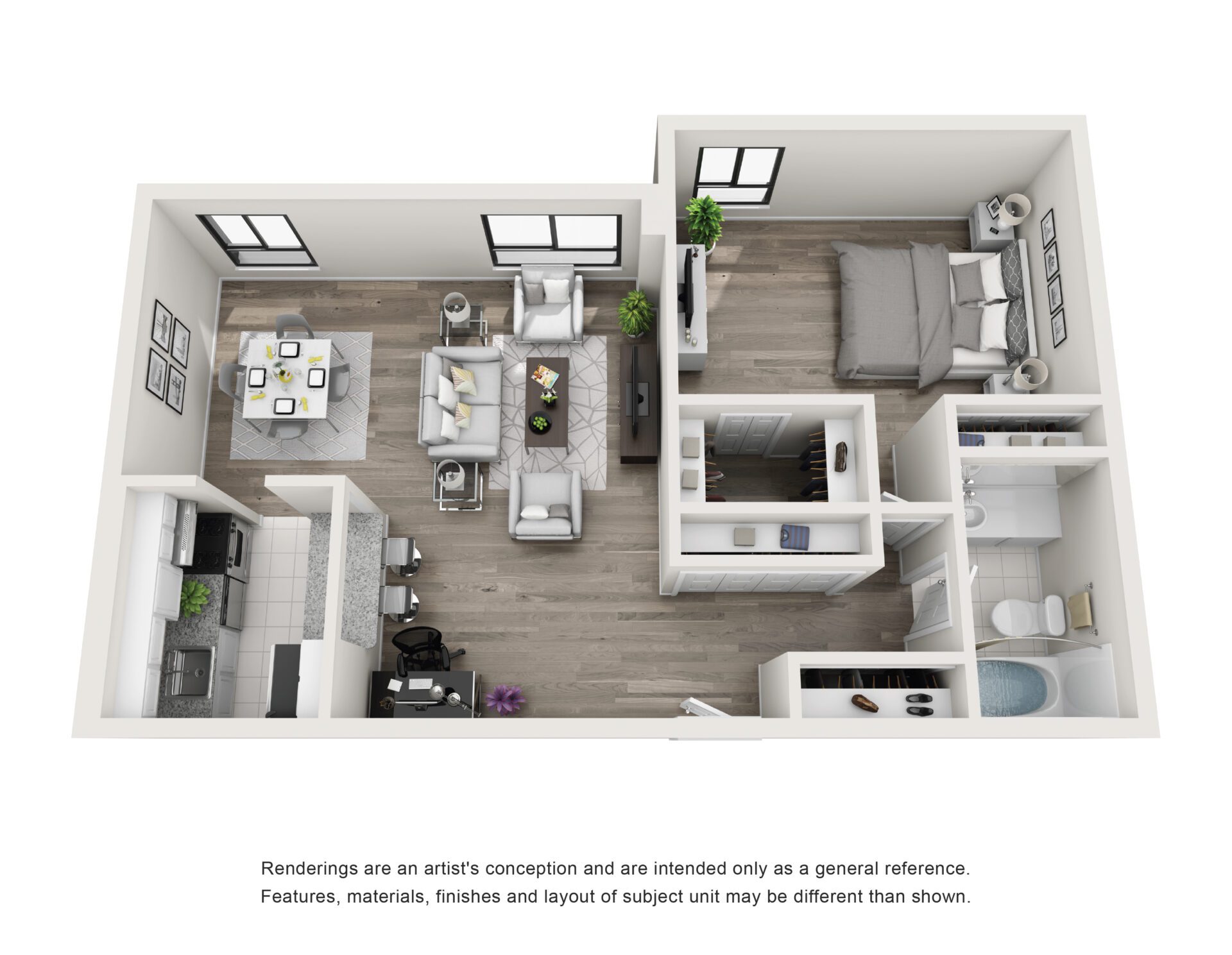 Luxury Cityside Apartments Spacious Living Room